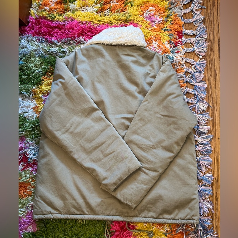 Micaela Greg Sherpa-Trim green bomber - Picture 4 of 5